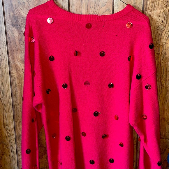 Oversize Red Sweater - Picture 2 of 2